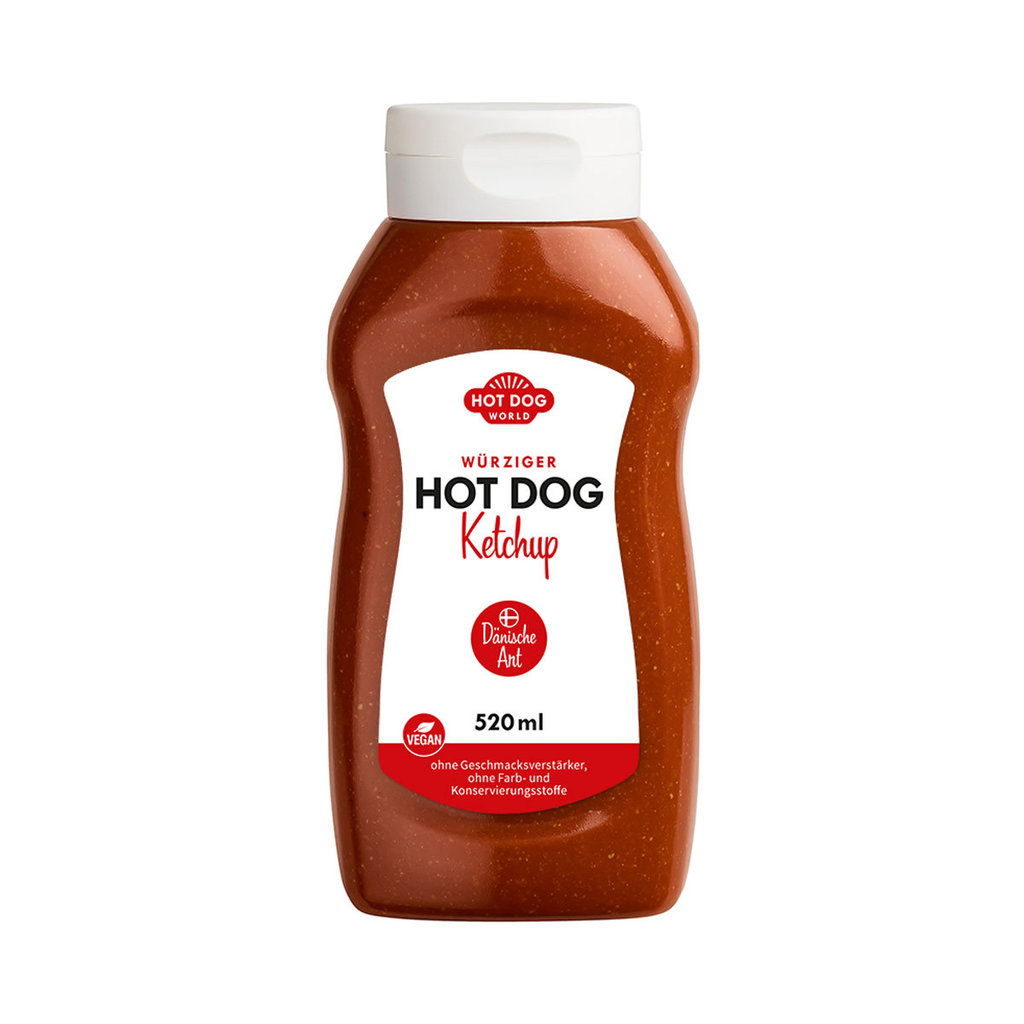 Ketchup hot dog "danois", 520 ml, végan