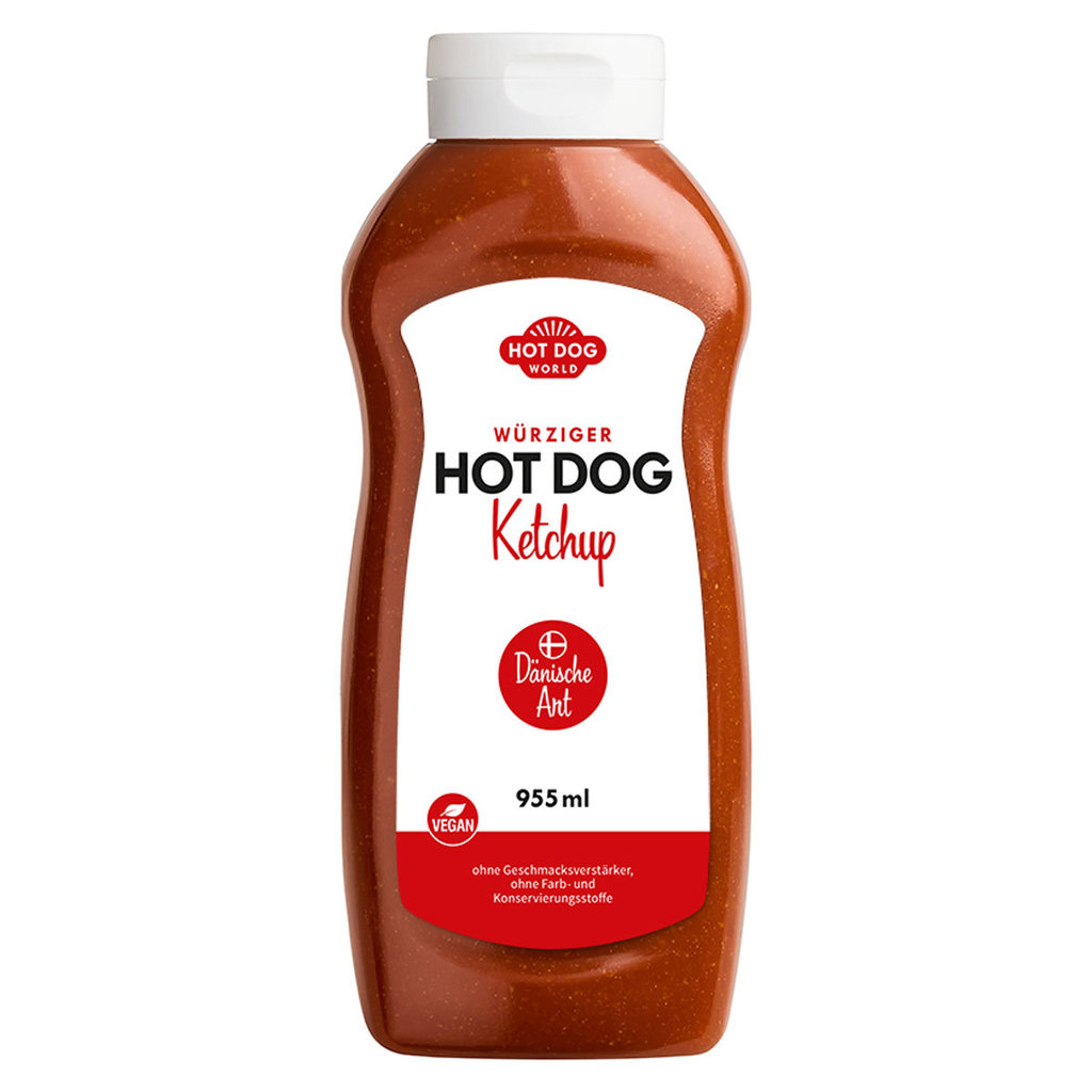 Ketchup hot dog "danois", 955 ml, végan