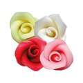 Assort. roses en pâtes d'amandes "4 couleurs", mm