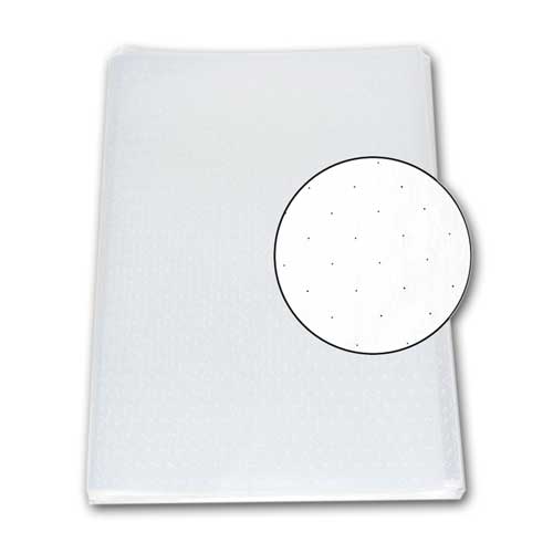 Papier micro-perforé, transparent, 9 x 12 cm