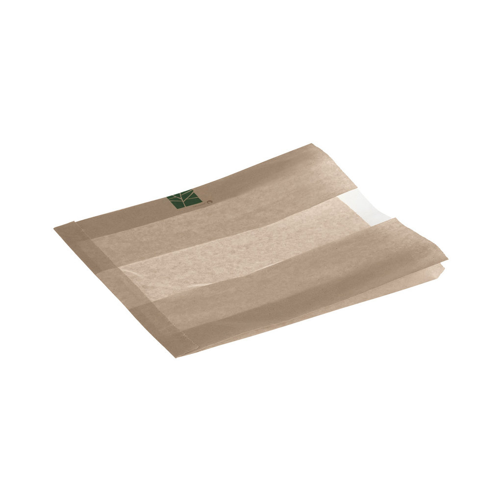 Sachet à fenêtre 'Nature" fenêtre PLA 27x26cm