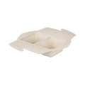 Box To-Go en cellulose L- 800 ml, 2 compartiments