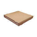 Carton à pizza, brun 33x33x4 cm
