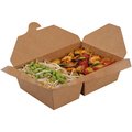 Assiette box brune, 2 parties, 23x15,5x6,5 cm - 2