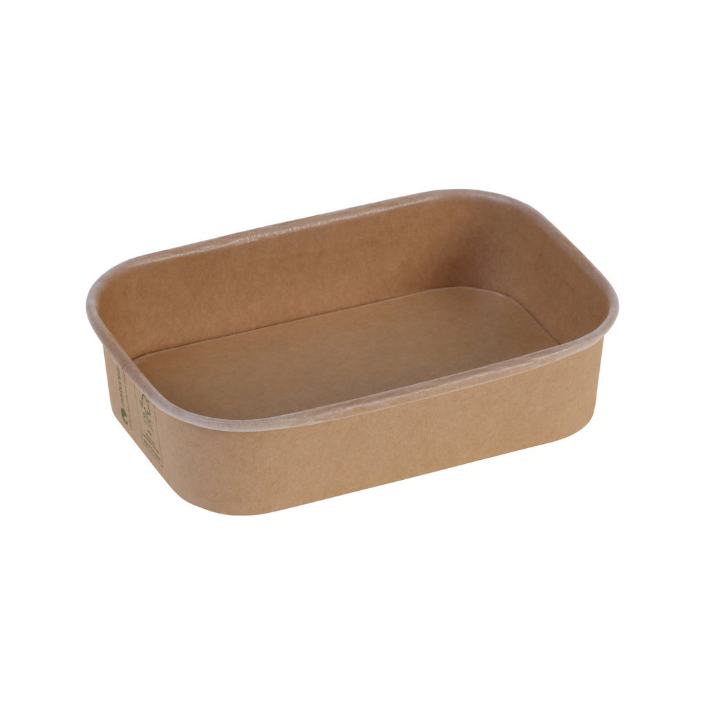 Barquette en kraft/PLA, 500ml