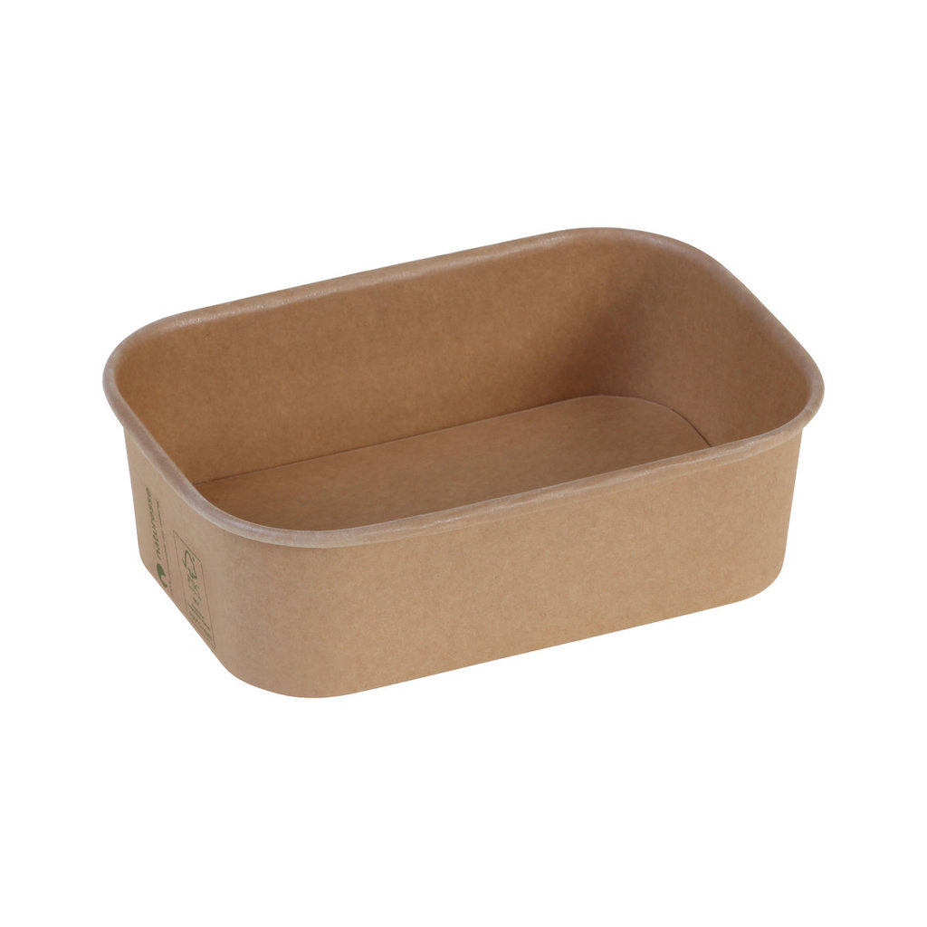 Barquette en kraft/PLA, 650ml